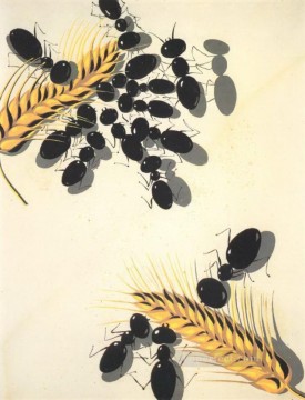 Abstracto famoso Painting - Las hormigas surrealistas